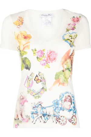 Dior Pre-owned T-shirt med grafisk tryk fra 2005