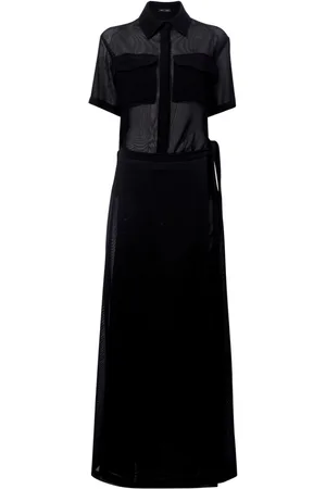Proenza Schouler Semi-gennemsigtig Emory kjole