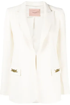 Twin-Set Blazer med oval T-kæde