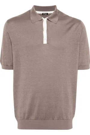 Kiton Finstrikket polo