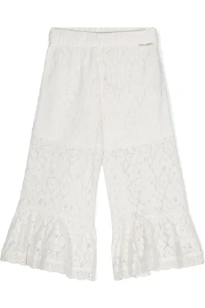 Twin-Set Bukser med blomstret blonde