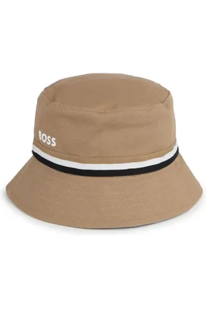 HUGO BOSS Vendbar bøllehat med logotryk