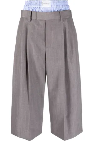 Alexander Wang Cropped bukser med dobbelt talje