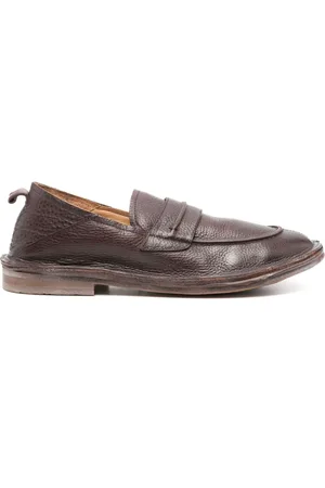 Moma Loafers i læder med penny-slot