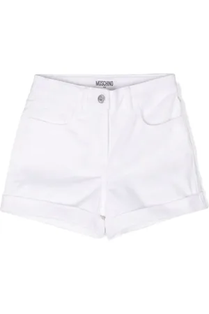 Moschino Denimshorts med broderet logo