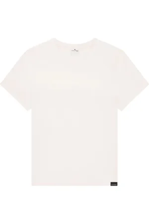 Courrèges T-shirt med logoapplikation