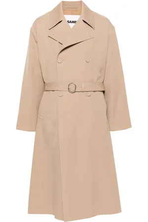 Jil Sander Trenchcoat i uld