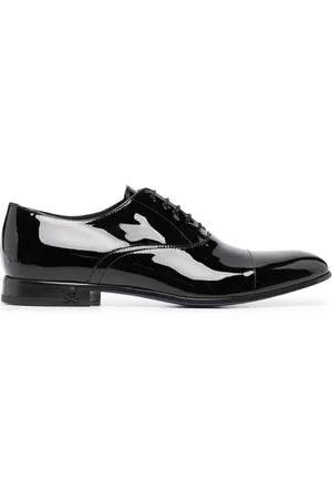 Philipp Plein Oxford-sko i lakeret læder