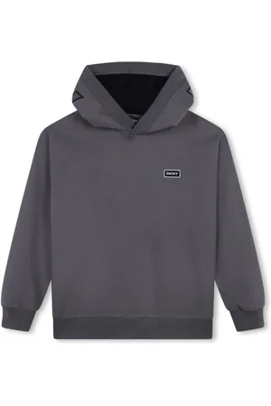 DKNY Hættetrøje med logo-applikation