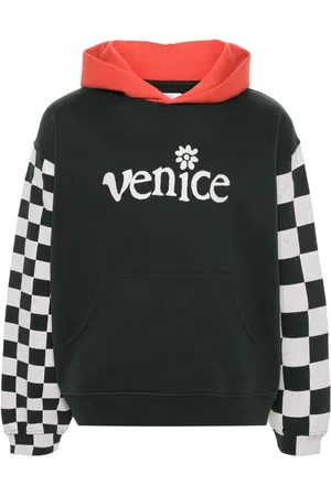 ERL Hættetrøje med Venice-tryk med colourblocking