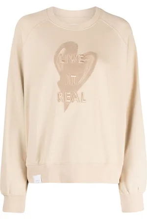 Izzue Sweatshirt med slogan-broderi