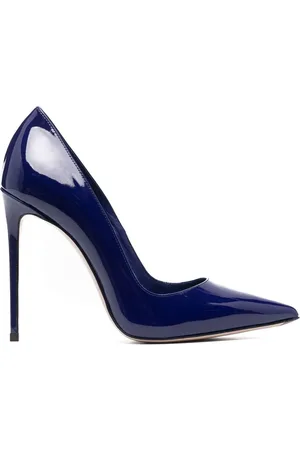LE SILLA Eva 125mm pumps i lakeret læder