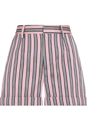 Dsquared2 Stribet shorts med logomærke