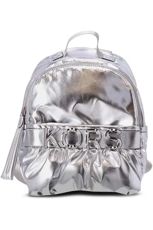 Michael Kors Metallisk rygsæk med logobogstaver