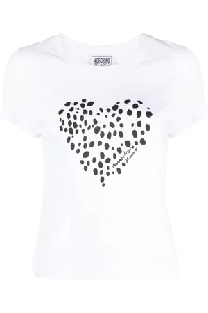 Moschino T-shirt med hjertetryk