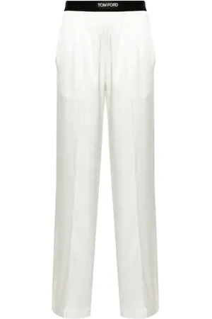Tom Ford Pyjamasbukser med velourdetalje