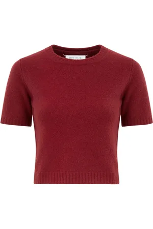 Maison Margiela Hæklet cropped uldtop