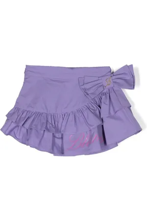 MISS BLUMARINE Nederdel med logotryk