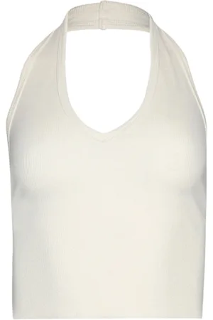 ÉTERNE Top med åben ryg og halterneck