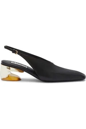Jil Sander Slingback-pumps i læder