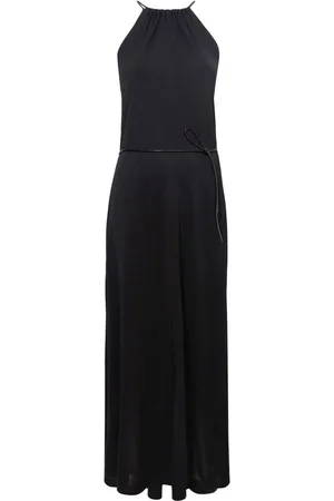 Proenza Schouler Lang kjole i blødt jersey med halterneck