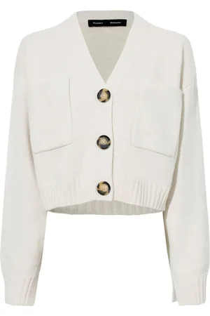 Proenza Schouler Ternet Sofia cardigan i kashmiruld