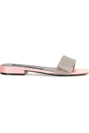 Sergio Rossi SR Paris mules med krystaludsmykning