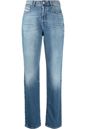 Diesel Højtaljede jeans med logomærke