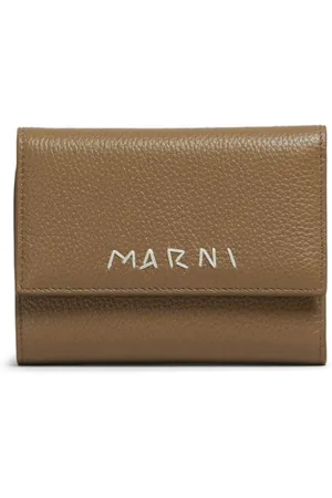 Marni Læderpung med logobroderi