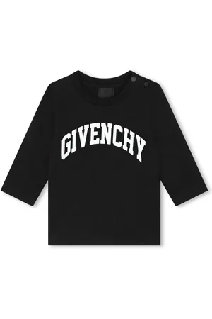 Givenchy T-shirt med lange ærmer og logotryk