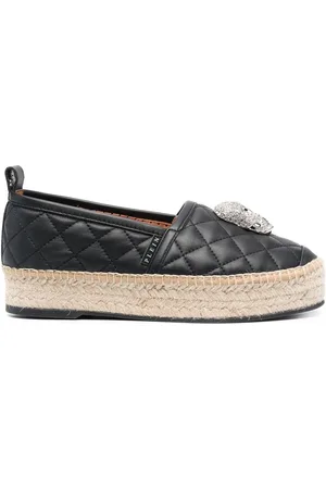 Philipp Plein Espadriller med dødningehoved-udsmykning