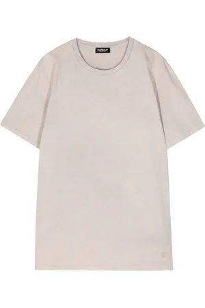 Dondup T-shirt i bomuldsjersey med falmet effekt