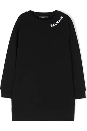 Balmain Kjole med broderet logo