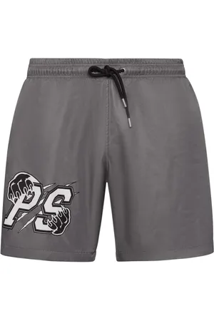Philipp Plein Badeshorts med logotryk