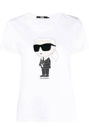 Karl Lagerfeld Ikon T-shirt i økologisk bomuld