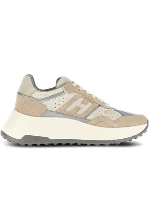 Hogan Sneakers i ruskind med paneler
