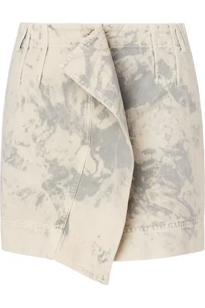 Moschino Asymmetrisk kort denimnederdel