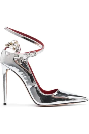 HARDOT Metalliske Luz 120mm pumps i læder