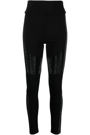 Philipp Plein Leggings med høj talje og udsmykning