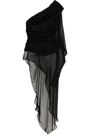 REV Asymmetrisk Seveb bluse med one-shoulder