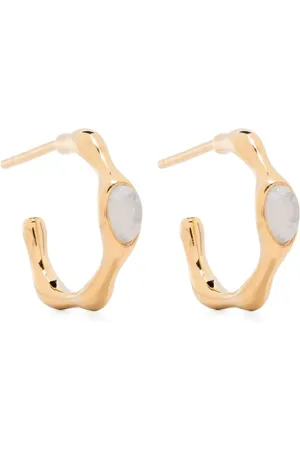 Missoma Magma 18kt recycled gold vermeil hoop earrings