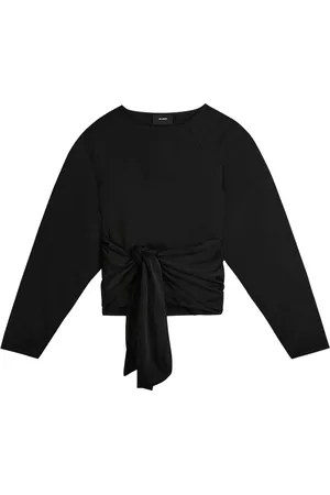 Axel Arigato Diana satin-top med bundet front