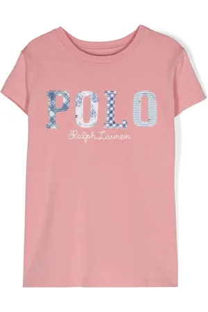 Ralph Lauren T-shirt i bomuld med blandet logo