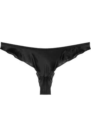 MAISON CLOSE Trusser i satin-finish med svaj