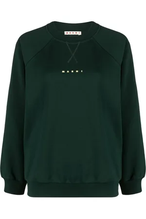 Marni Sweatshirt med rund hals og logotryk