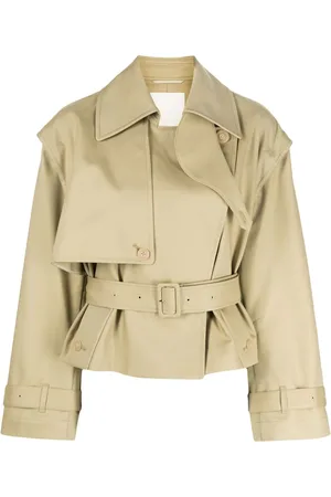 JNBY Cropped trenchcoat med åben ryg