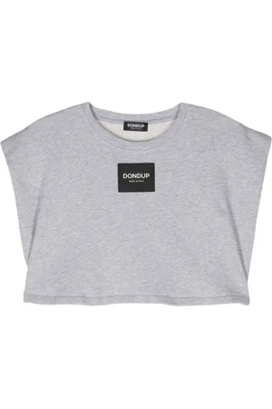 Dondup Cropped top med logomærke