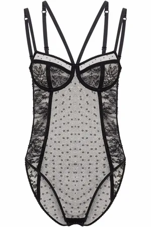 Dolce & Gabbana Balconette-bodysuit med blonde
