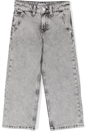 Calvin Klein Stenvaskede Skater jeans med lige ben