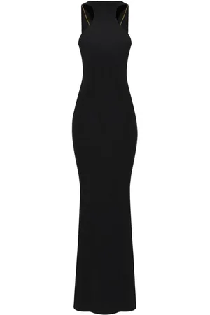 Elisabetta Franchi Red Carpet kjole i jersey med halskædedetalje
